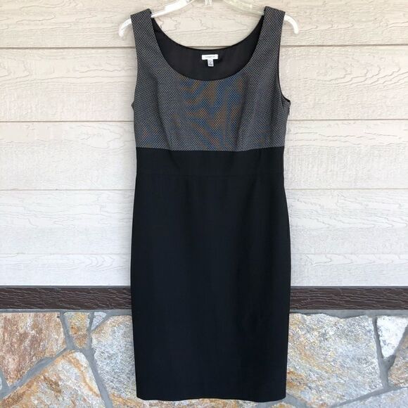 Semantiks Black Polka Dot Sleeveless Cocktail Dress Size 6 - Picture 14 of 16